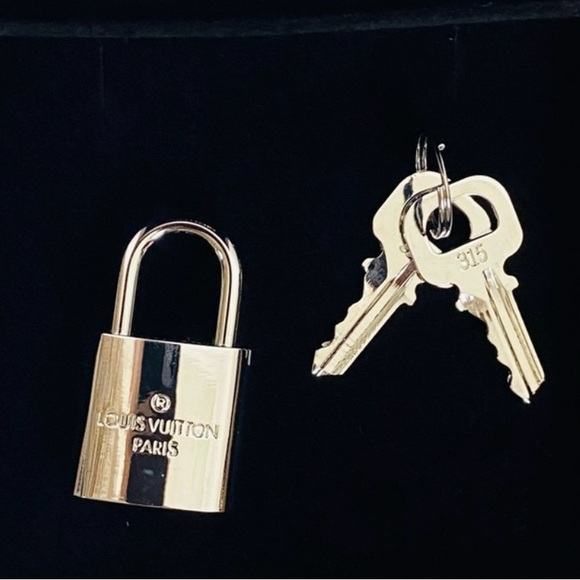 LOUIS VUITTON Silver Lock and 2 Keys, #315 - Picture 4 of 5